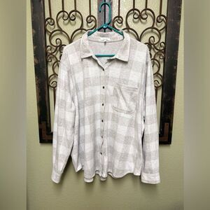 Maurices button down checker top